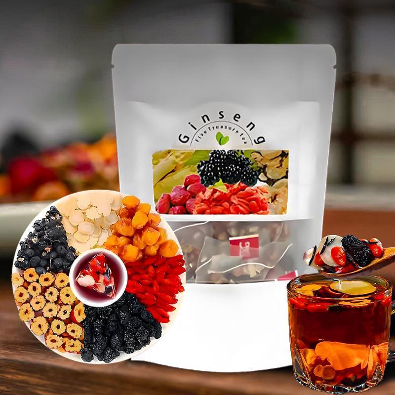 Herbal Wellness - Ginseng Five Treasure Tea Natural Energy
