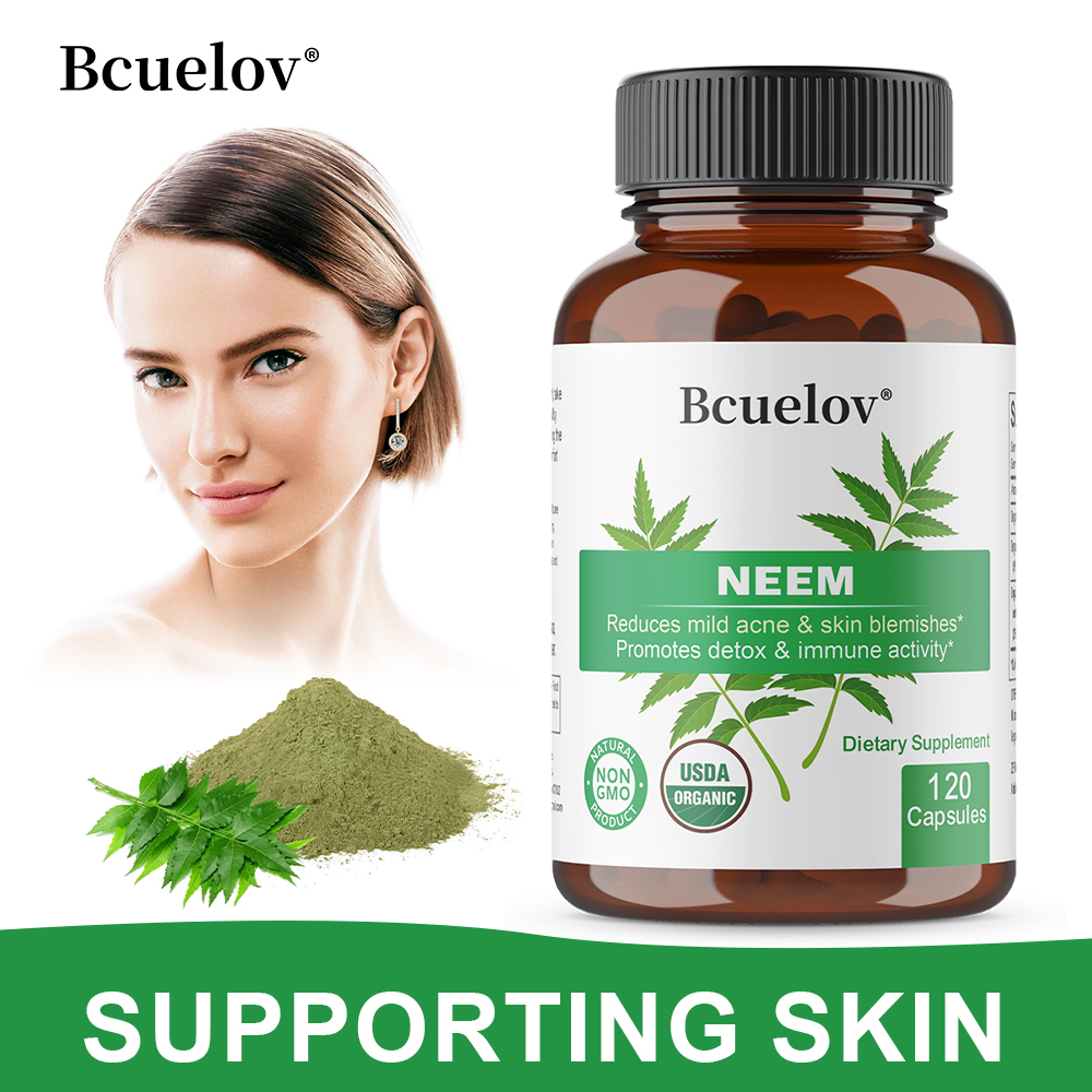 Herbal Wellness - Organic Neem Leaf Capsules, Herbal Antioxidant