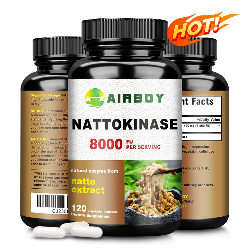Ginkgo Biloba Extract - Nattokinase - Maintains Blood Pressure Balance,
