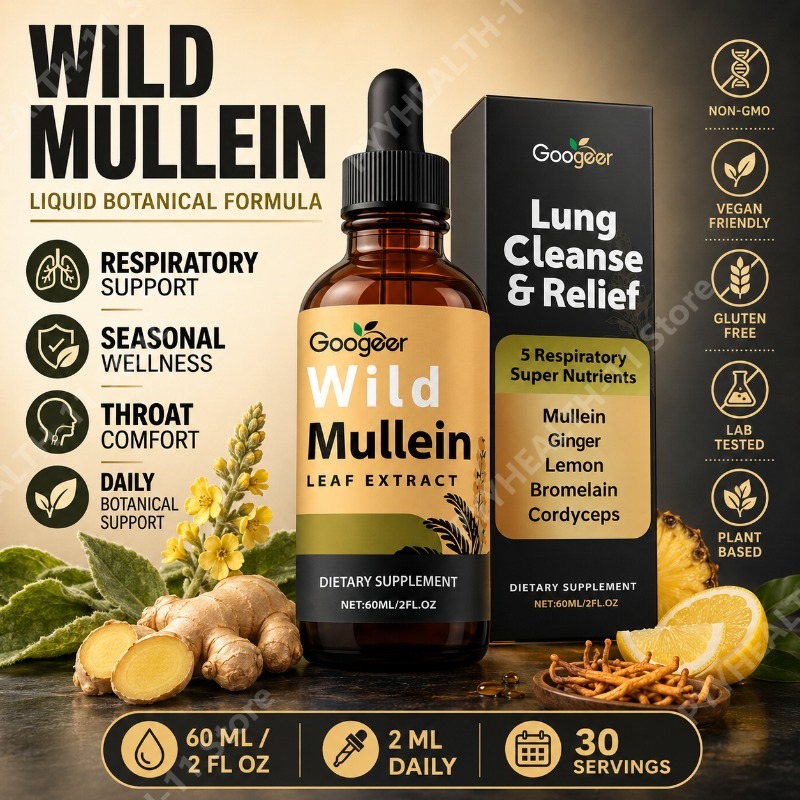 Herbal Wellness - Mullein Liquid Drops Herbal Blend with