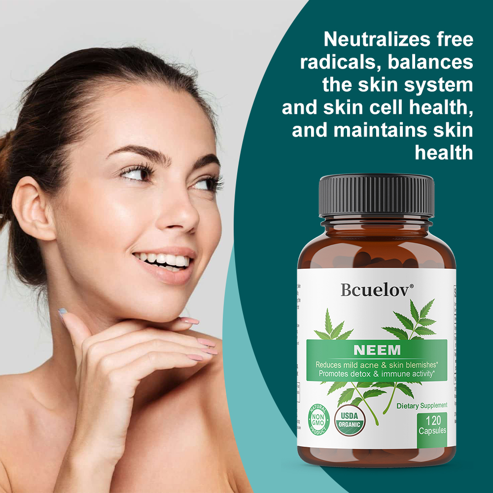 Organic Neem Leaf Capsules, He - đánh giá và giá Herbal Wellness