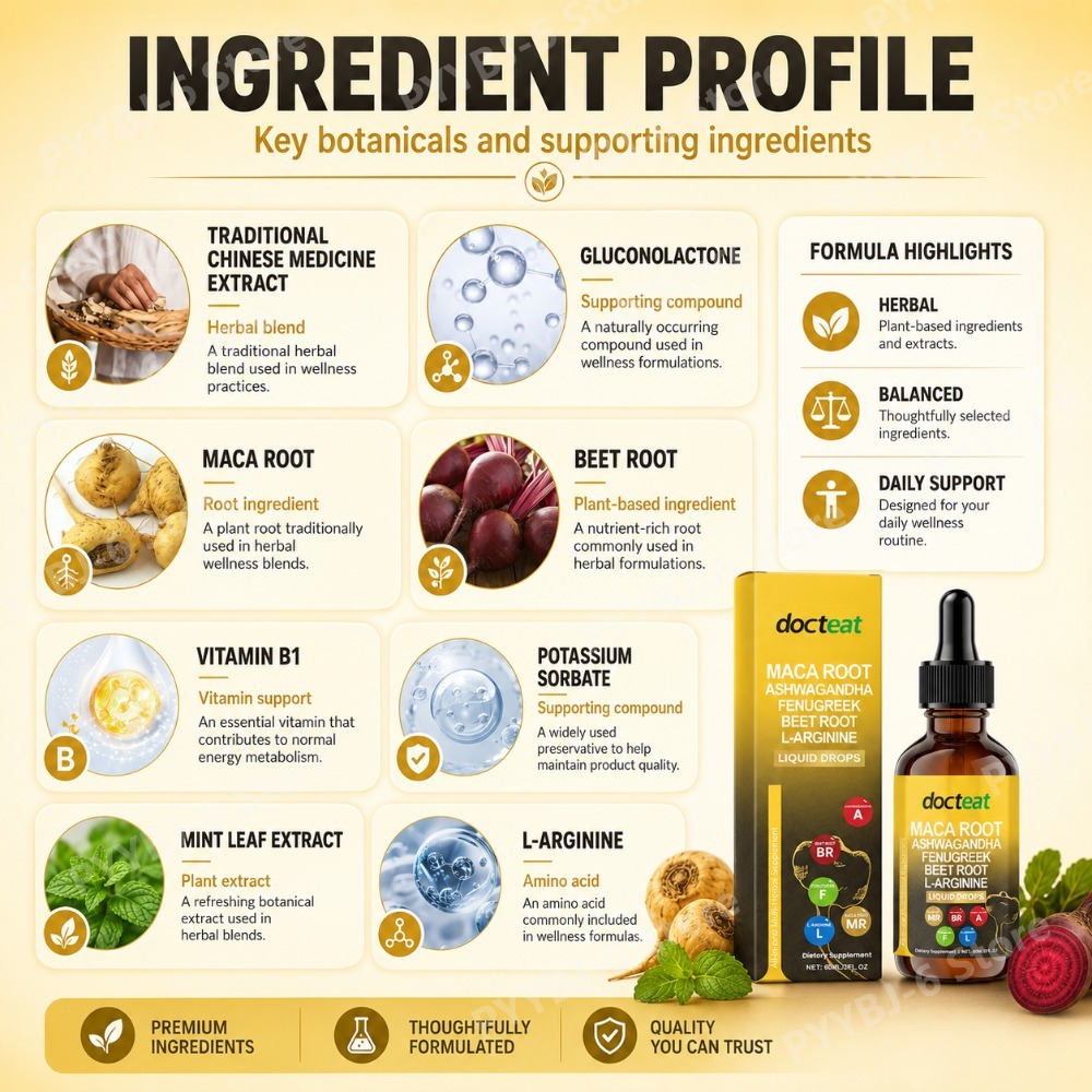 Maca Root Beet Root L-Arginine - đánh giá và giá Herbal Wellness Liquid