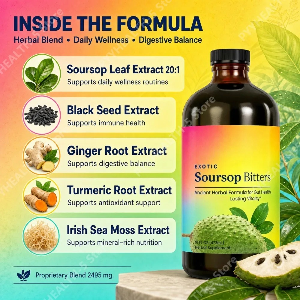 Herbal Soursop Bitters Liquid  - đánh giá và giá Herbal Wellness Liquid