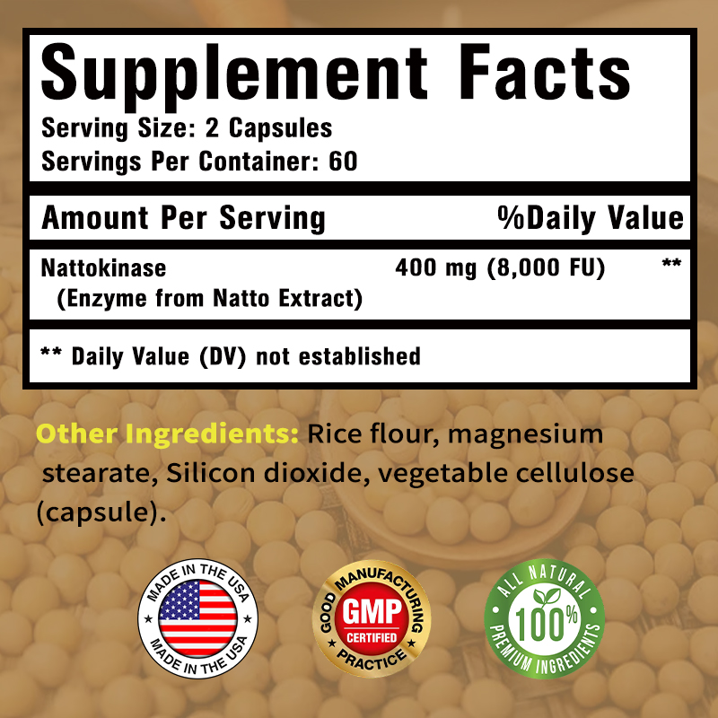 Nattokinase - Maintains Blood  - đánh giá và giá Ginkgo Biloba Extract