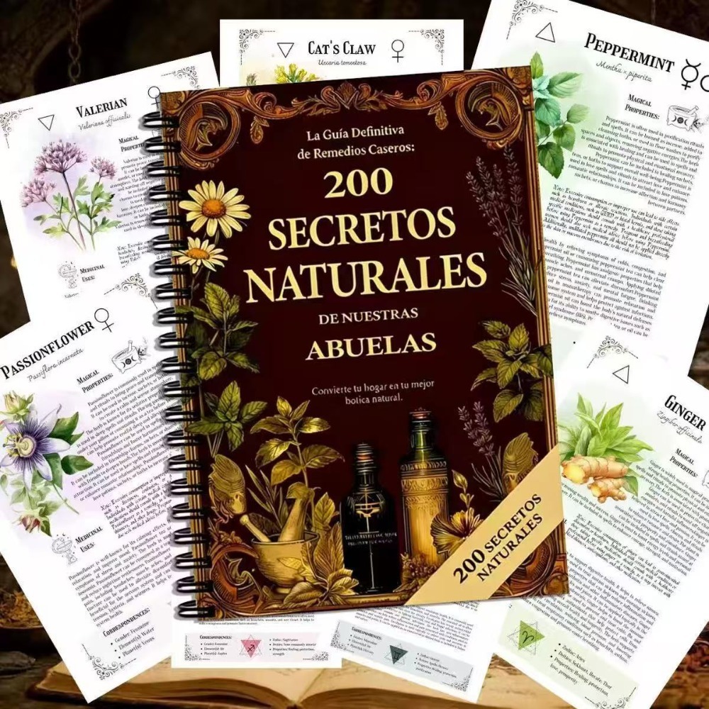 200 Natural Secrets A5 Spanish - đánh giá và giá Herbal Wellness