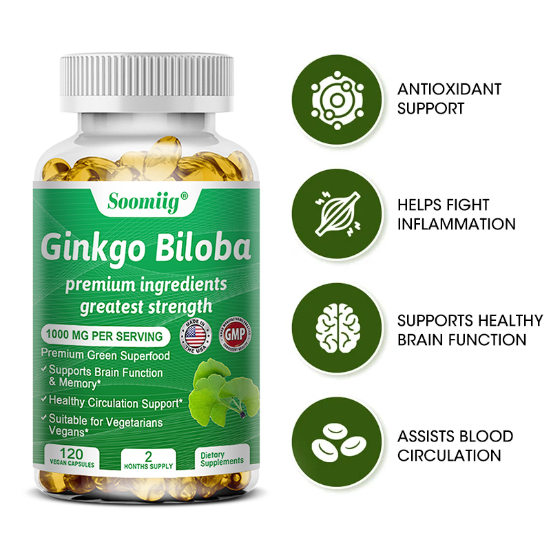Ginko Biloba Capsules - Brain  - đánh giá và giá Ginkgo Biloba Extract
