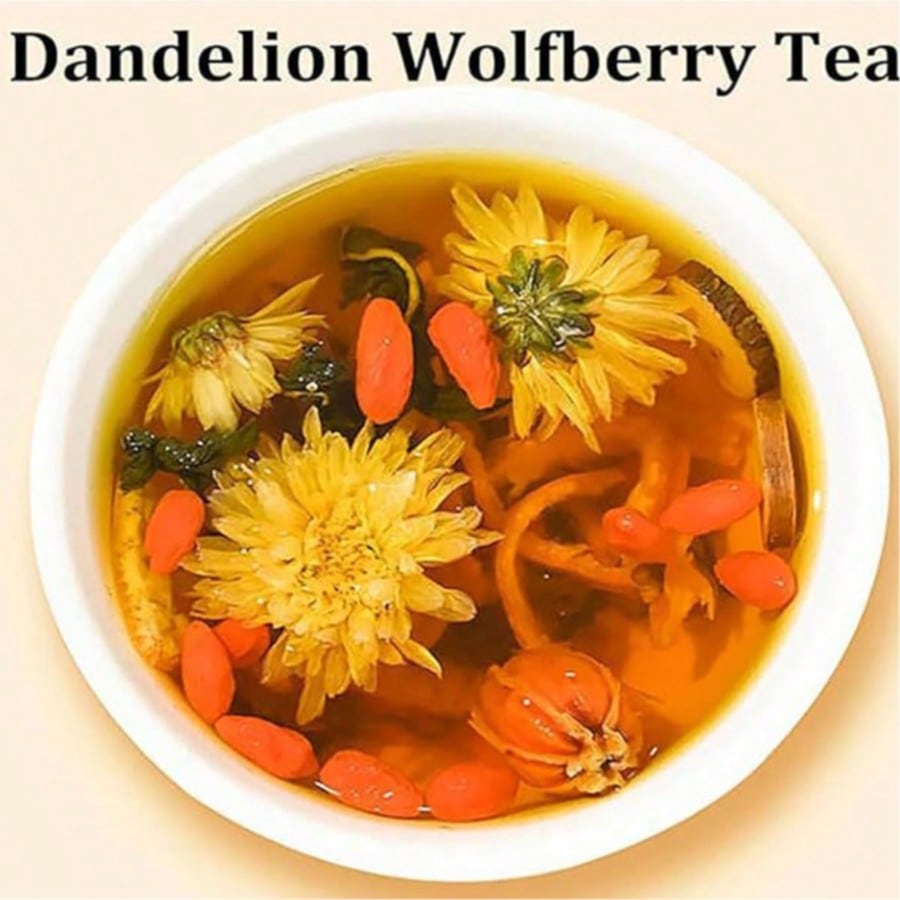 Dandelion Wolfberry Herbal Tea - đánh giá và giá Wellness Herbal Tea Blends