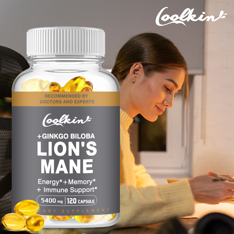 Coolkin Lion's Mane Mushroom E - đánh giá và giá Ginkgo Biloba Extract